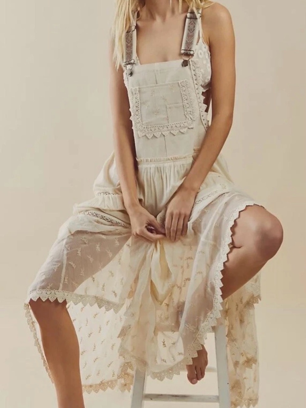 Free People Trails End Shirttail Dress M - Picture 3 of 8